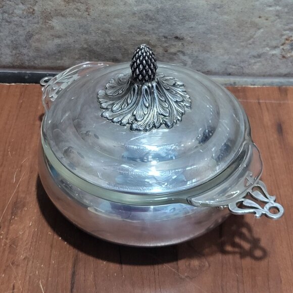 Vintage 3 Pcs Saks Fifth Avenue Anchor Hocking Fire King Covered Casserole Dish - Picture 13 of 14